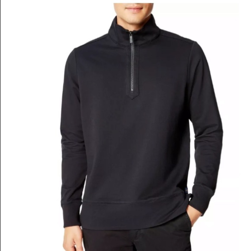 NWT Mens Good Man Brand Half Zip Sweatshirt M